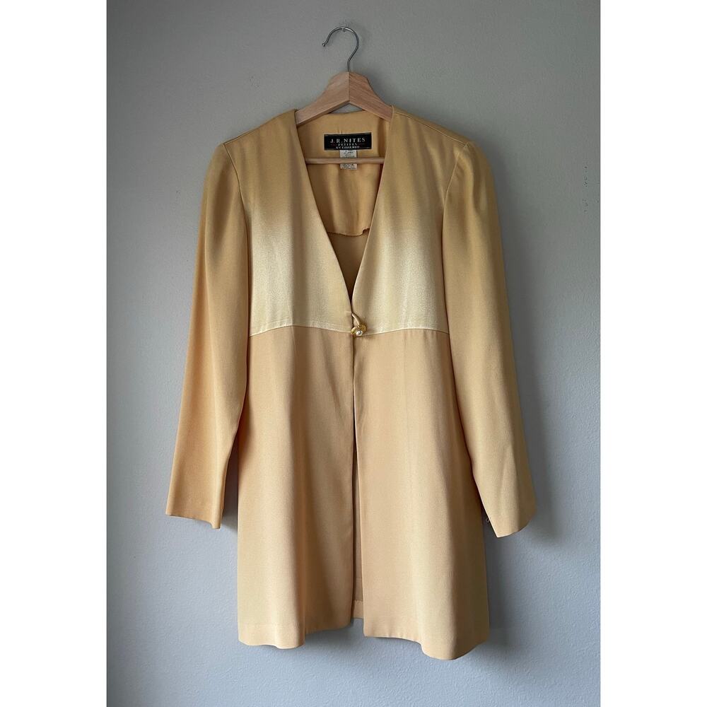 JR Nites Petites Vintage Gold Tunic Blazer – Size 3/4